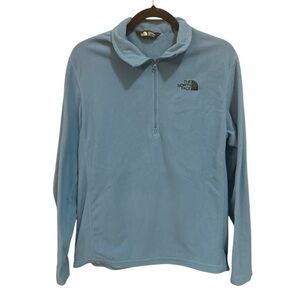 The North Face Light Blue Quarter-Zip Fleece